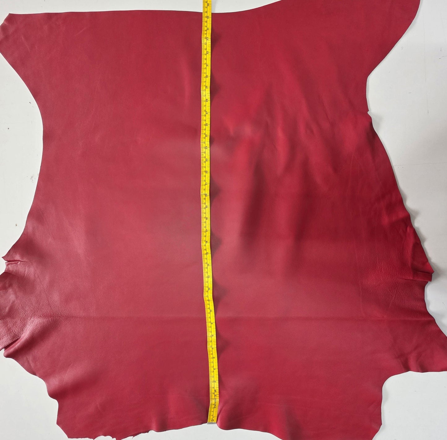 Ferrari Red Sheep Leather for crafts: Soft and Thick sheepskin hide