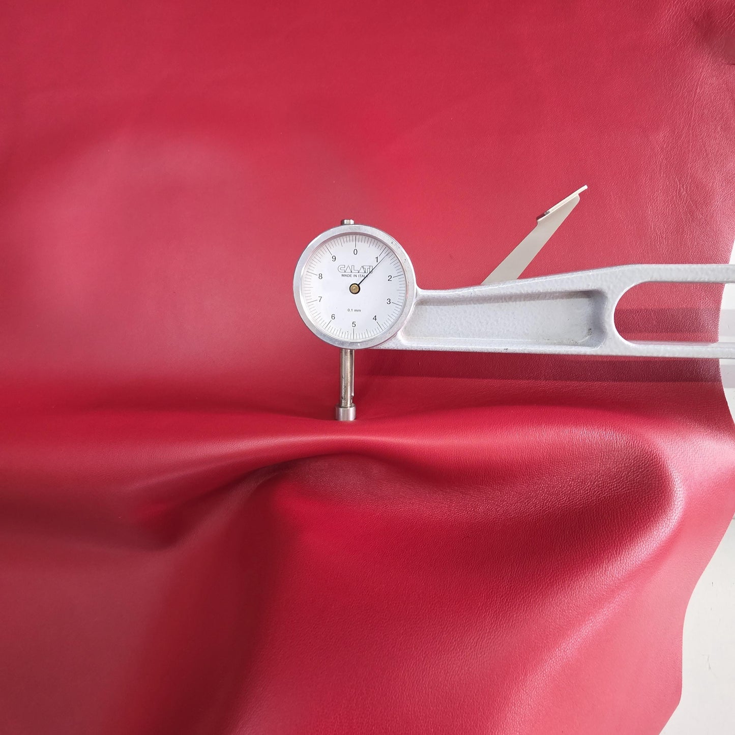 Ferrari Red Sheep Leather for crafts: Soft and Thick sheepskin hide