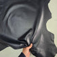 Ink Blue Sheep Leather sheets: Soft sheepskin leather for crafts