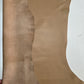 Dark Beige Sheep Leather for crafts: Soft and thick sheepskin hide