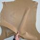 Dark Beige Sheep Leather for crafts: Soft and thick sheepskin hide