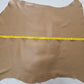 Dark Beige Sheep Leather for crafts: Soft and thick sheepskin hide