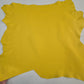 Color Yellow Sheep Leather for crafts: Soft, thick, and Large sheepskin hide