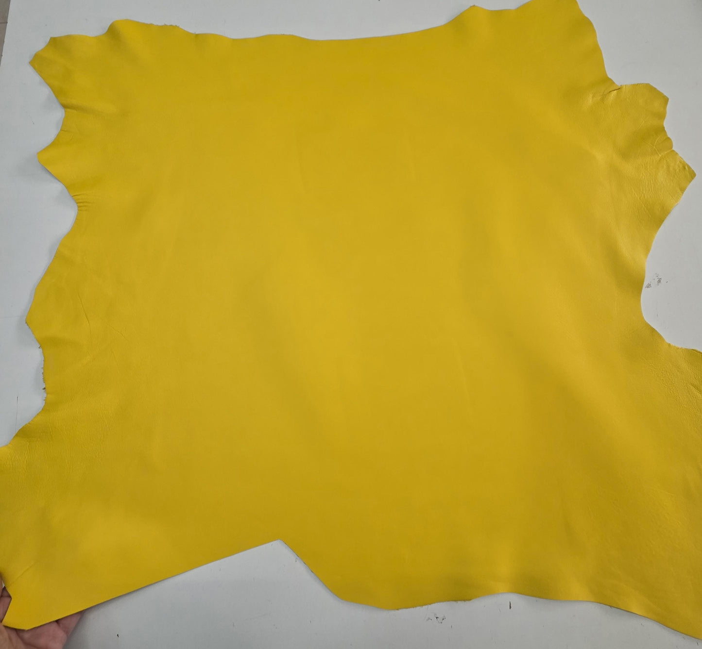Color Yellow Sheep Leather for crafts: Soft, thick, and Large sheepskin hide