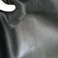 Black Milled Cow-Calf Leather: Soft Aniline Cowhide Skin (0.8mm 2 oz)