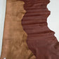 Natural milled Cow-Calf Leather for Crafts: Soft Cowhide Skin (1,2mm 3 oz)