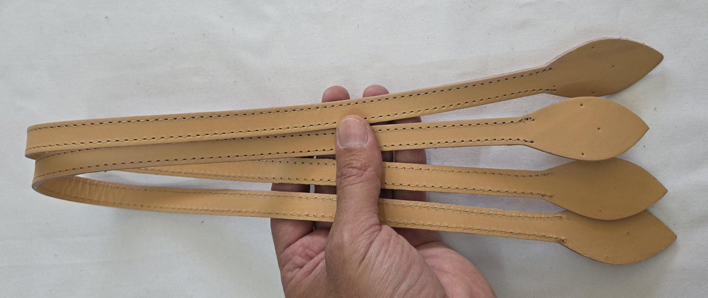 Leather Bag Handles: Shoulder strap replacement , Length 73 cm (29"), Pair