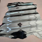 Metallic Cow Leather: Mirror effect Glossy cowhide skin (1.0mm 2,5 oz)