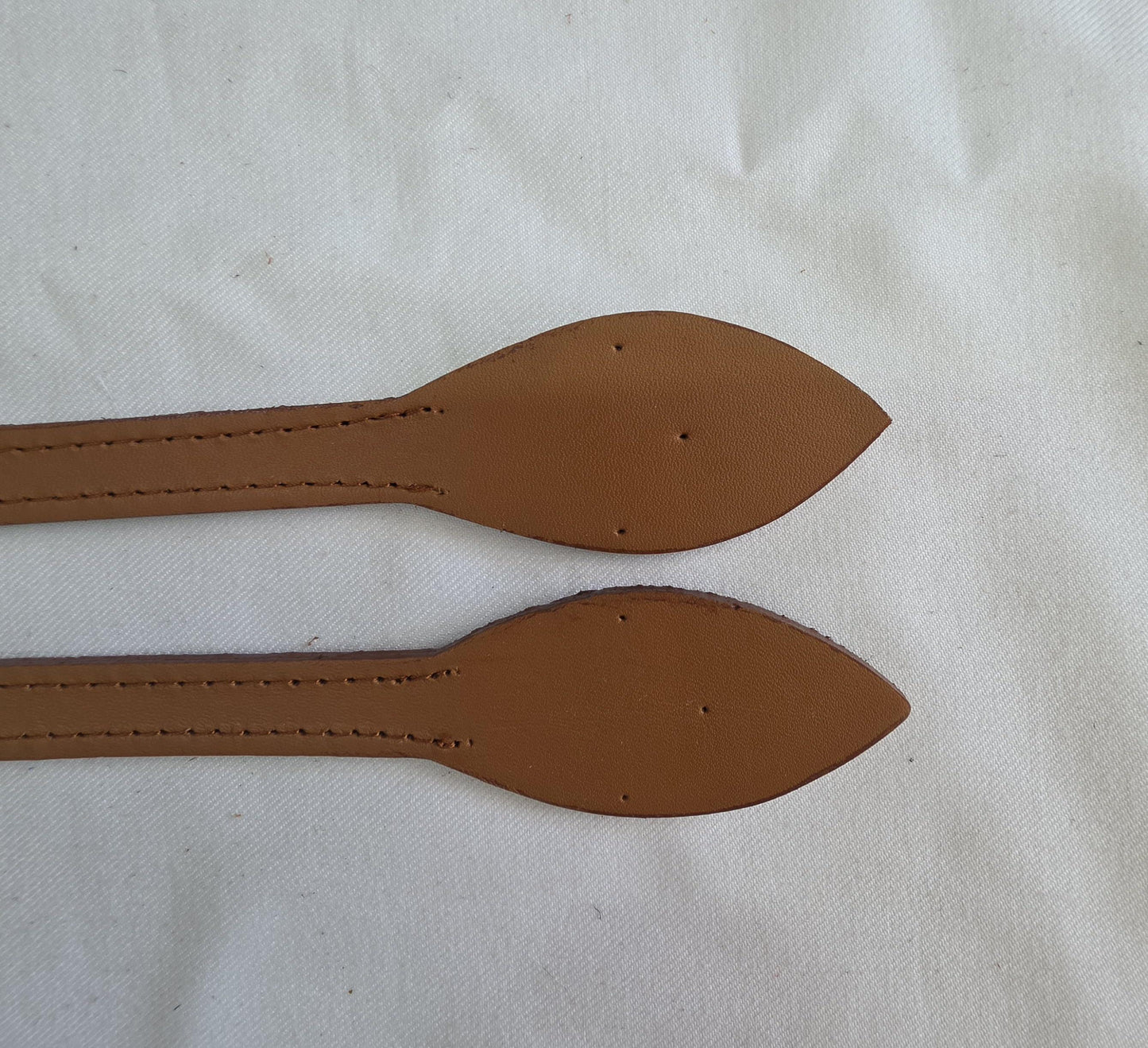 Leather Bag Handles: Shoulder strap replacement , Length 73 cm (29"), Pair