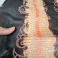 Cow snake laser crafted vintage lizard leather 1,0-1,2mm, cow western boots crafted leather for boots and leather goods - Salvo Leather
