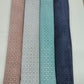 Cow natural suede split perforated leather. Genuine soft cow leather 1,2mm - Salvo Leather
