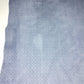 Cow natural suede split perforated leather. Genuine soft cow leather 1,2mm - Salvo Leather
