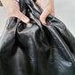 Sheep napa glossy leather for garments, lamp clothes black leather, sheep soft and light leather for jackets - Salvo Leather
