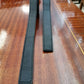 Double face stitched leather straps, Cow leather col. Black stitched straps thick 2,5mm (6,5 oz) - Salvo Leather