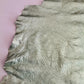 Goat metallic foil milled leather, crumpled soft goat leather 1,0mm (2,5oz) - Salvo Leather