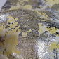 Cow metallic butter soft embossed lizard effect leather. - Salvo Leather