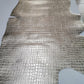 Cow leather embossed crocodile effect, genuine cow leather sheets printed crocodile, thickness 1,2mm(3 oz) - Salvo Leather