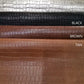 Cow leather embossed crocodile effect, genuine cow leather sheets printed crocodile, thickness 1,2mm(3 oz) - Salvo Leather