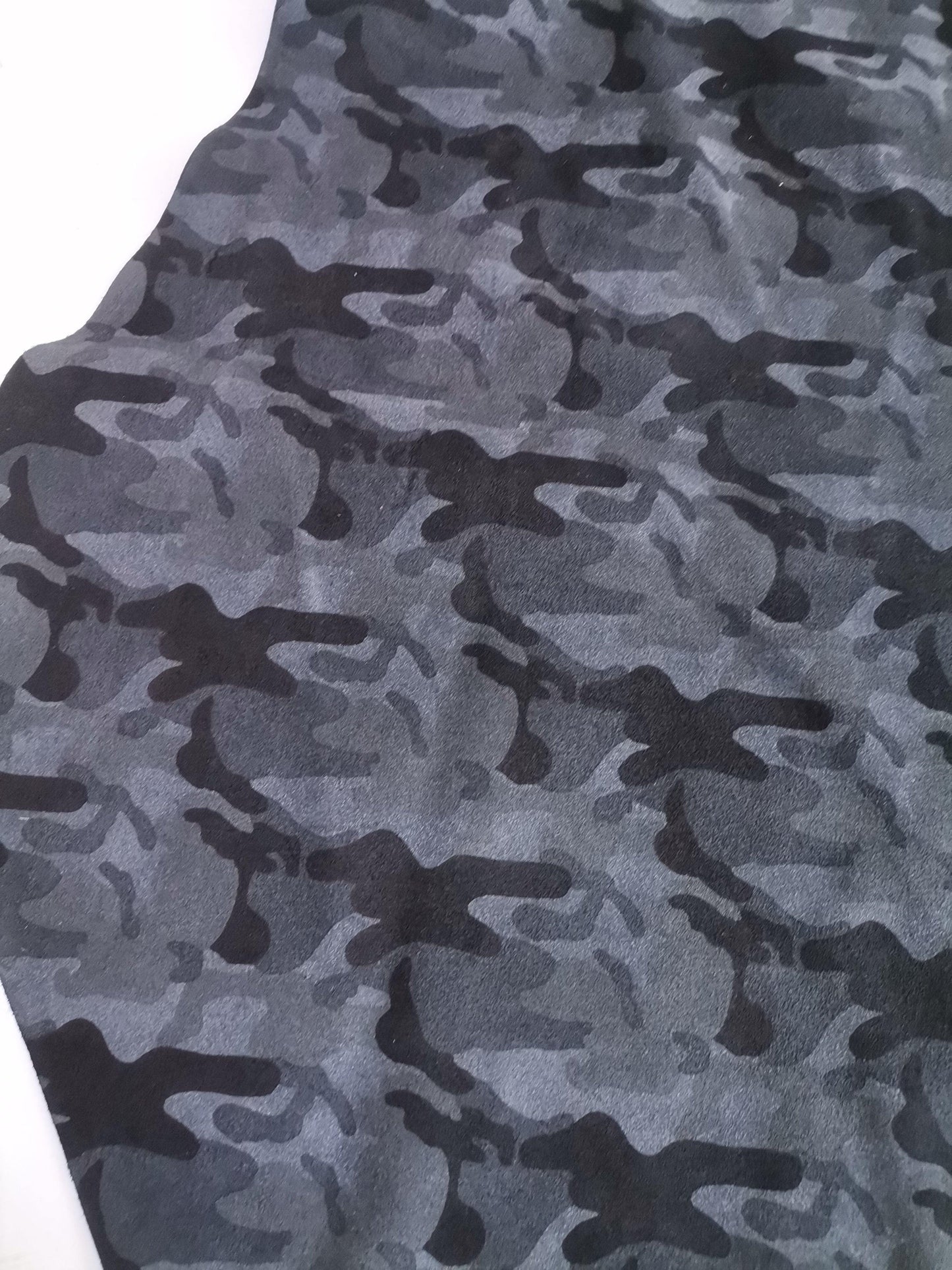 Cow soft split camo leather, army camouflage print on cow genuine leather sheets thickness 1,1-1,2mm(2,5oz - Salvo Leather