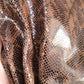 Snake printed cow leather. Cow split leather thickness 1,1-1,2mm - Salvo Leather