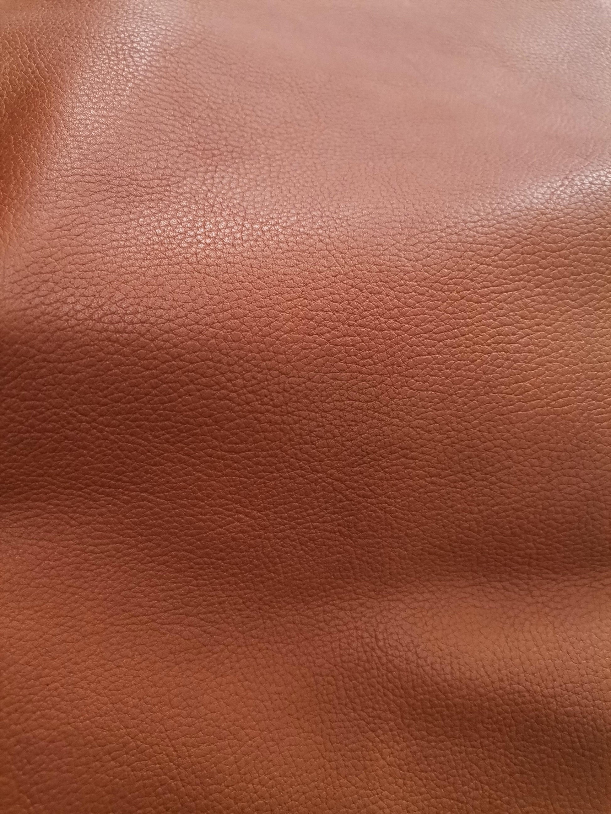 Cow natural milled leather, Smooth and soft cow leather sheets thick. 1,2-1,3mm(3oz) - Salvo Leather