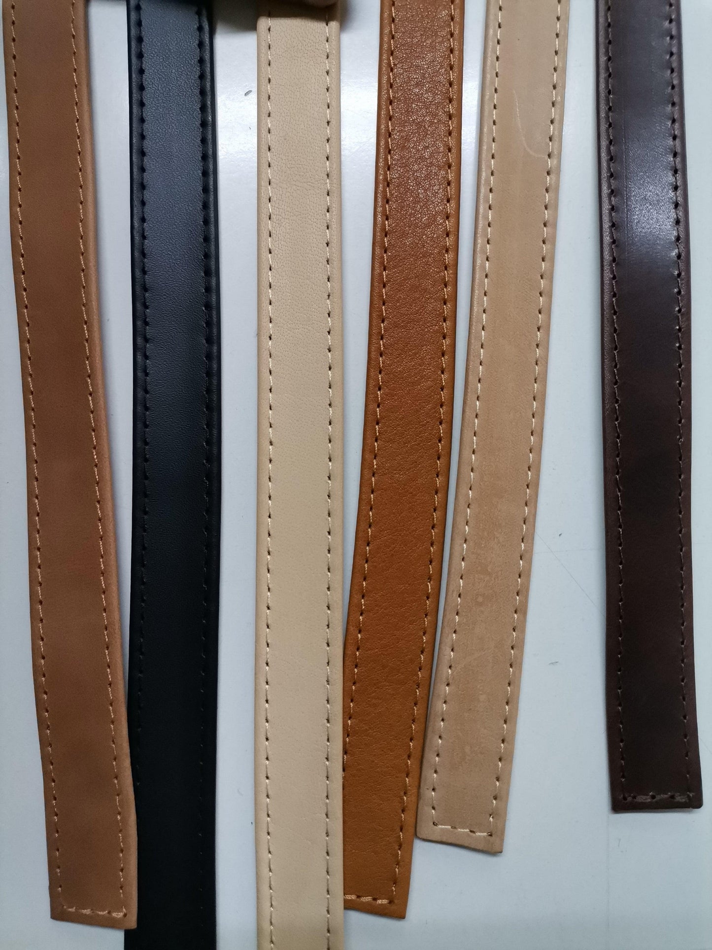 2cm Width Genuine Vachetta Leather Handbag Strap